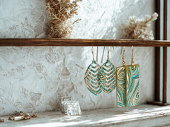 Laser-Cut Acrylic Earrings