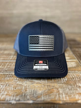 Silver American Flag Patch Hat – Richardson 112