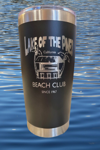 Laser Engraved Insulated 20 oz Tumbler - LOP Beach Club