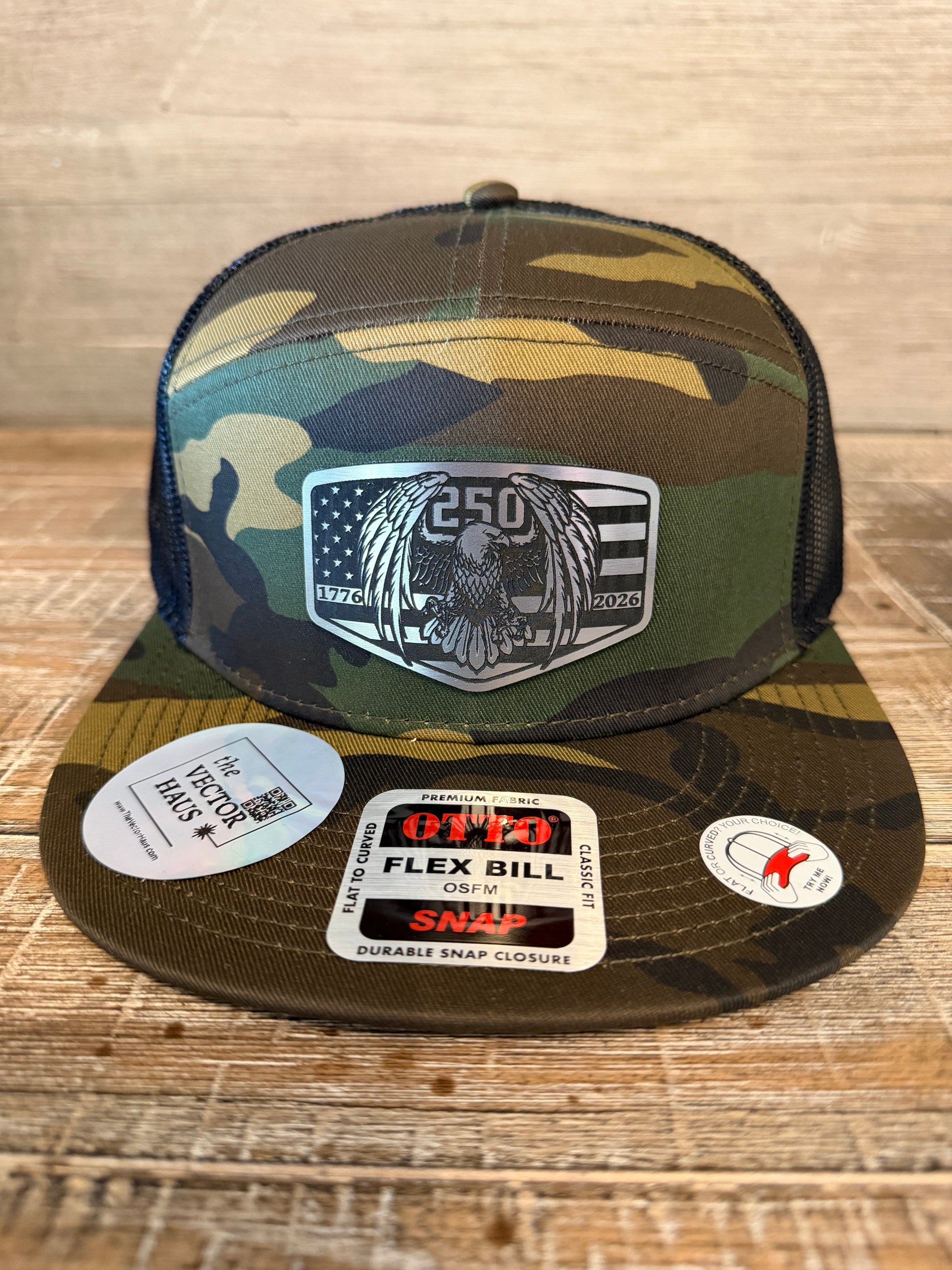 250 America Eagle Flag Hat