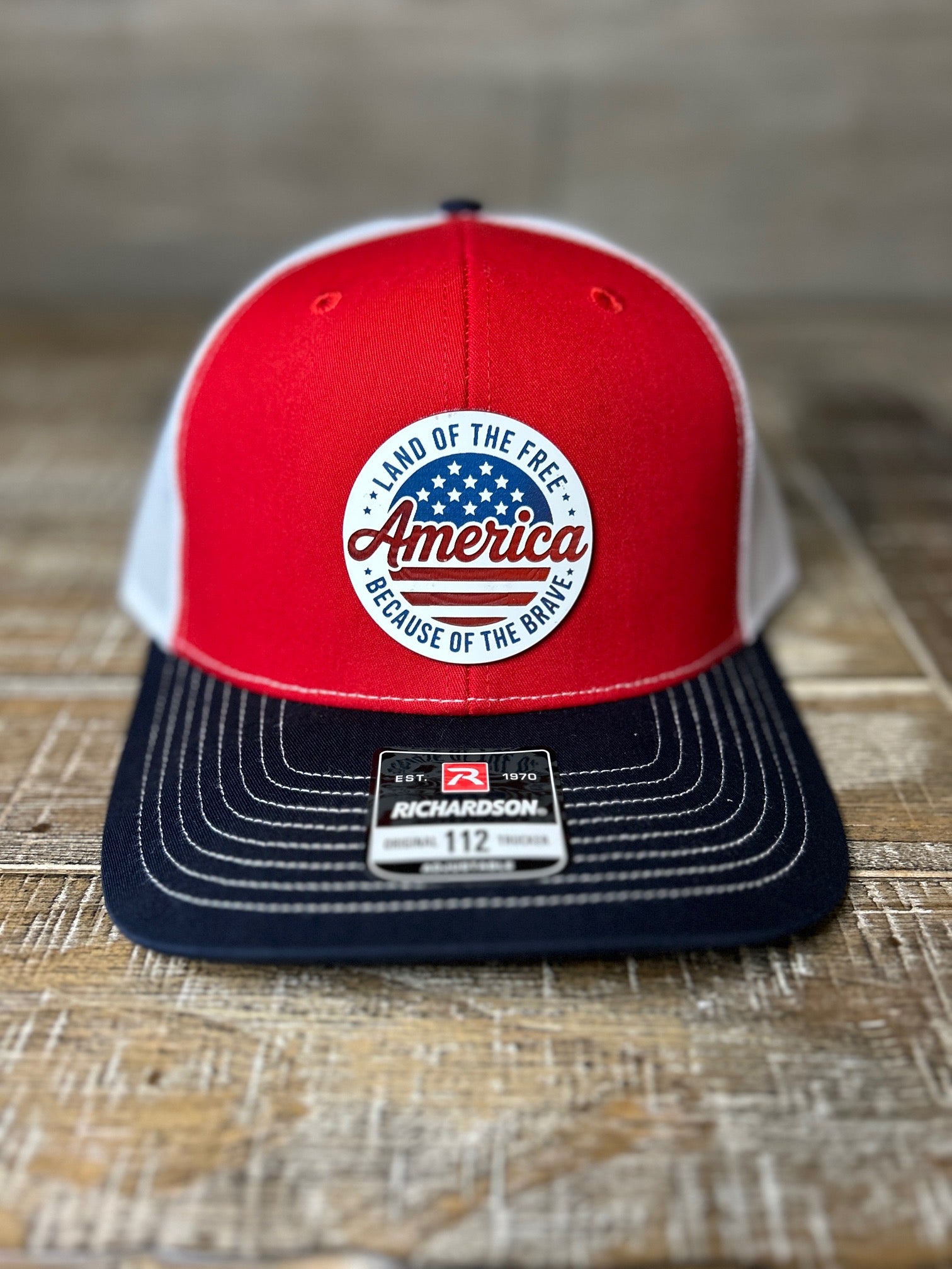“Land of the Free” Acrylic Patch Hat