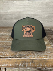 Lake of the Pines Beach Club Leatherette Patch Hat