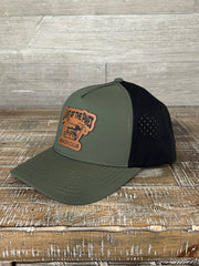 Lake of the Pines Beach Club Leatherette Patch Hat