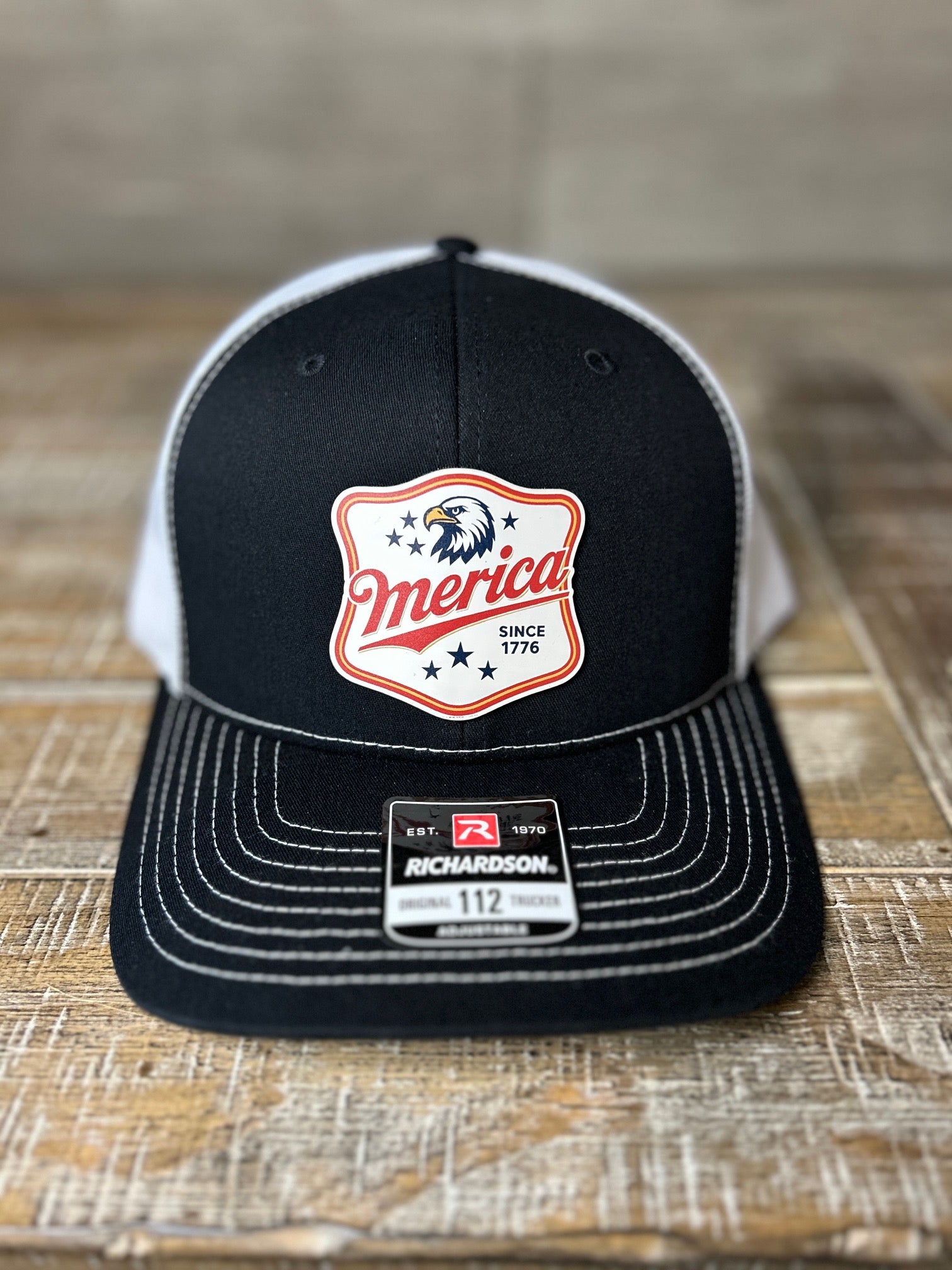 “’Merica Since 1776” Leatherette Patch Hat