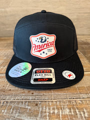 Camo “’Merica Since 1776” Leatherette Patch Hat