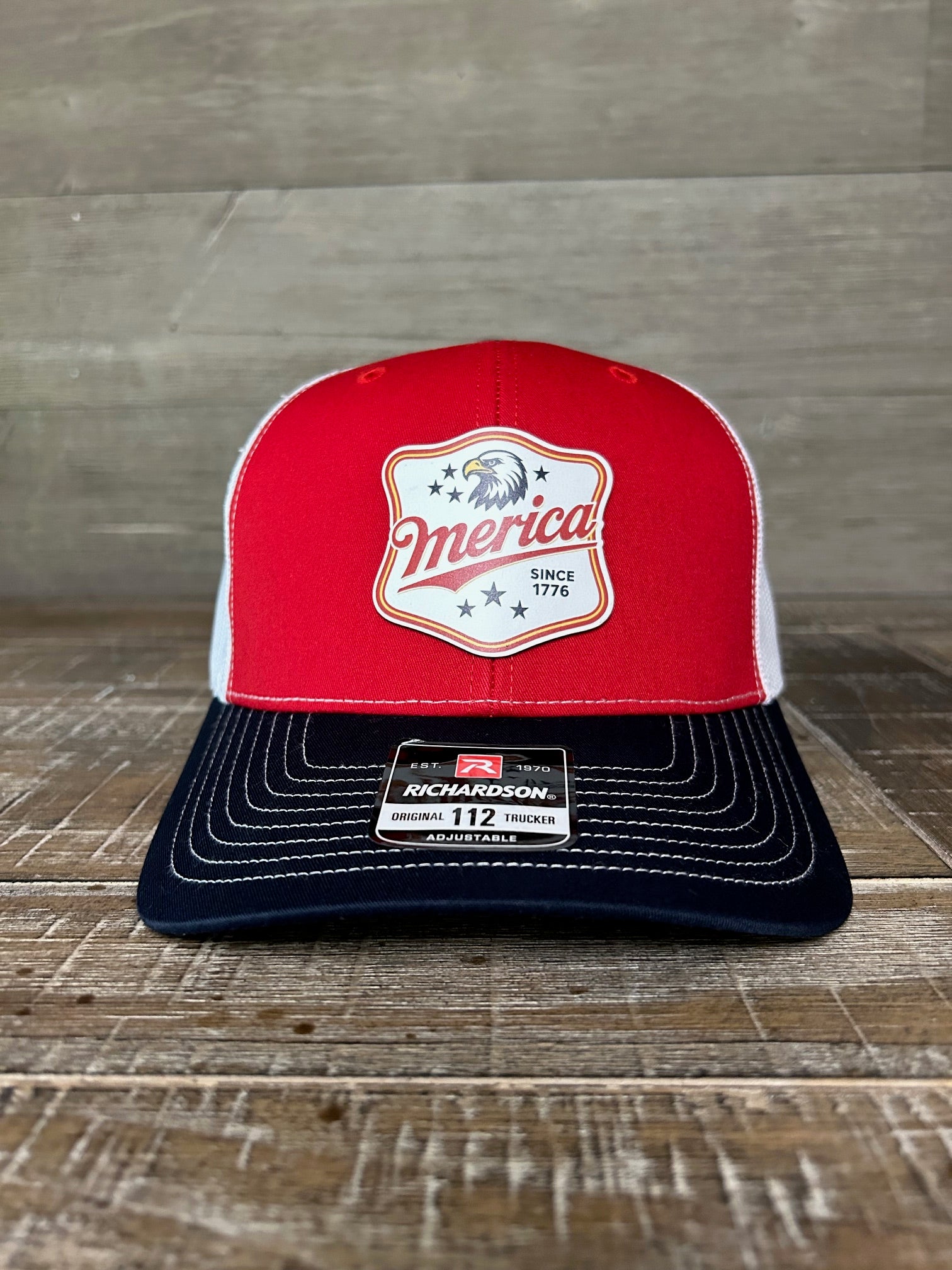 “’Merica Since 1776” Leatherette Patch Hat