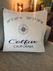 Coordinates Throw Pillow