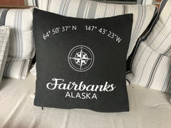 Coordinates Throw Pillow