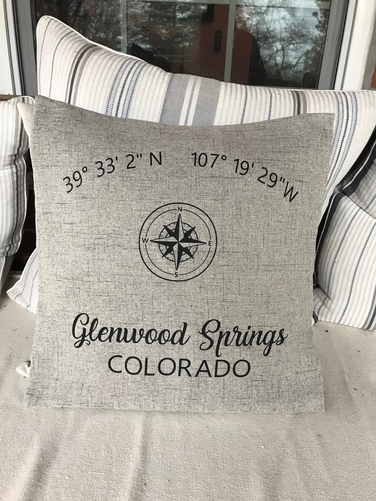 Coordinates Throw Pillow