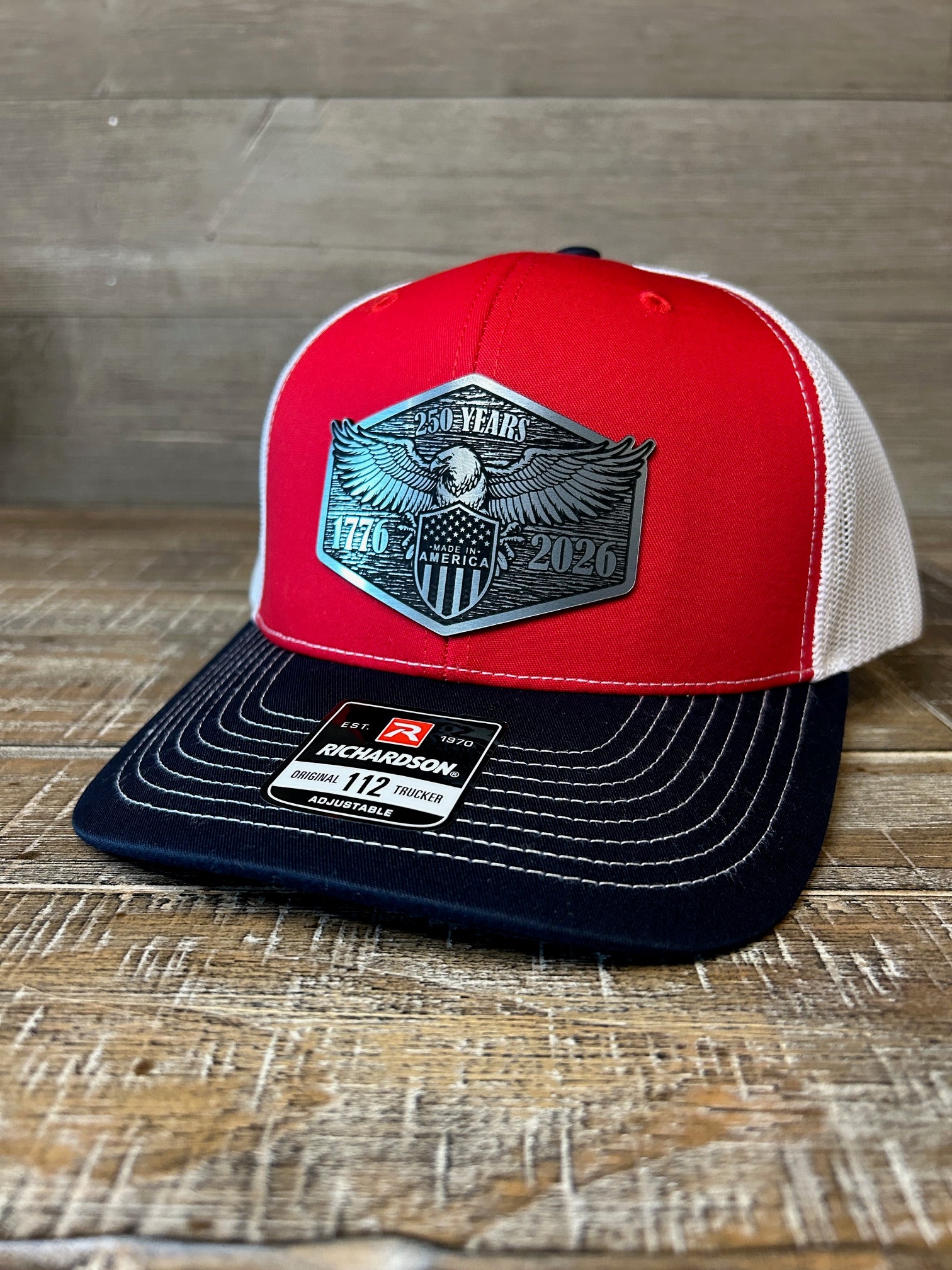 USA 250th Anniversary Eagle Patch Hat – Richardson 112