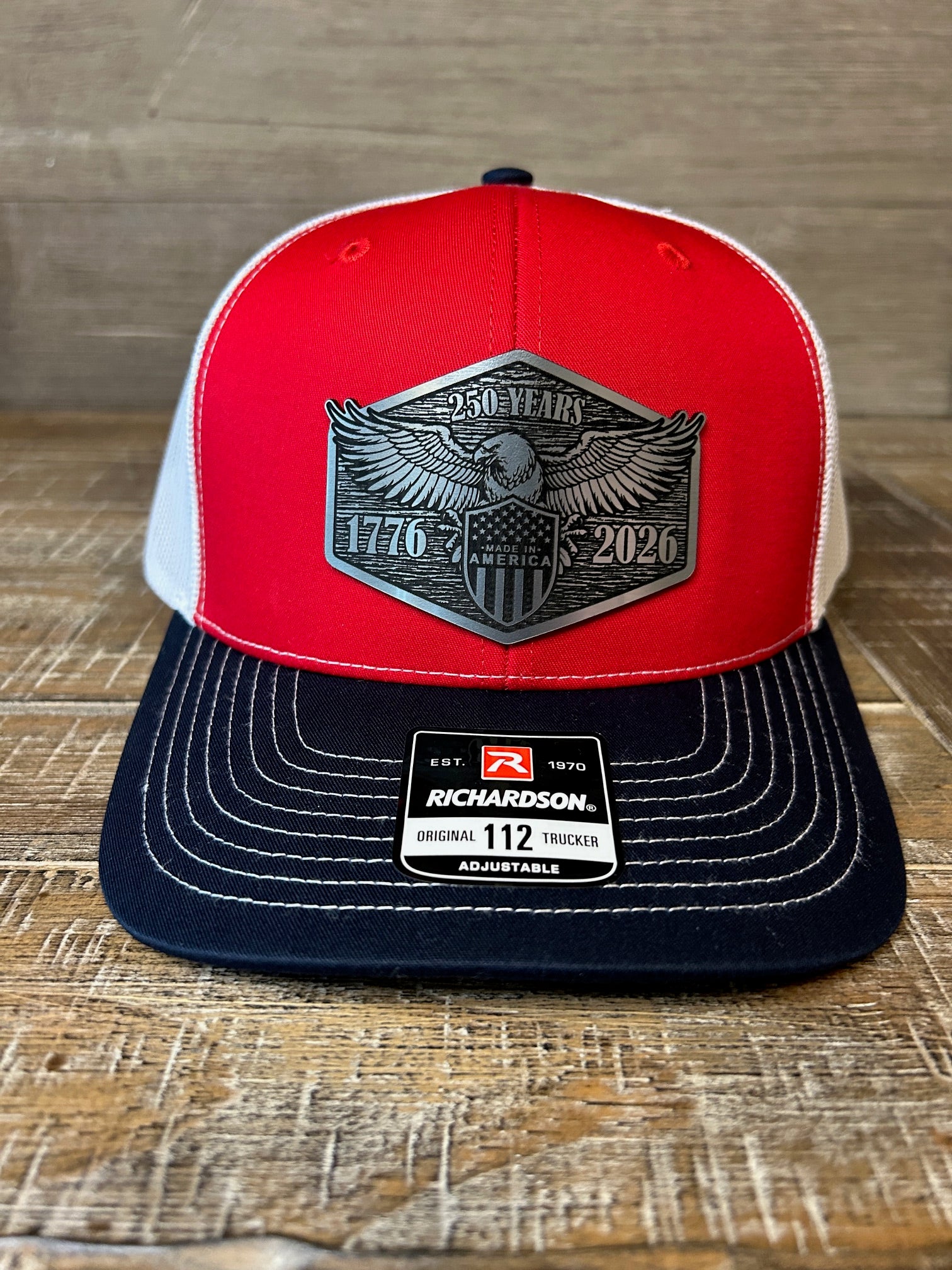 USA 250th Anniversary Eagle Patch Hat – Richardson 112