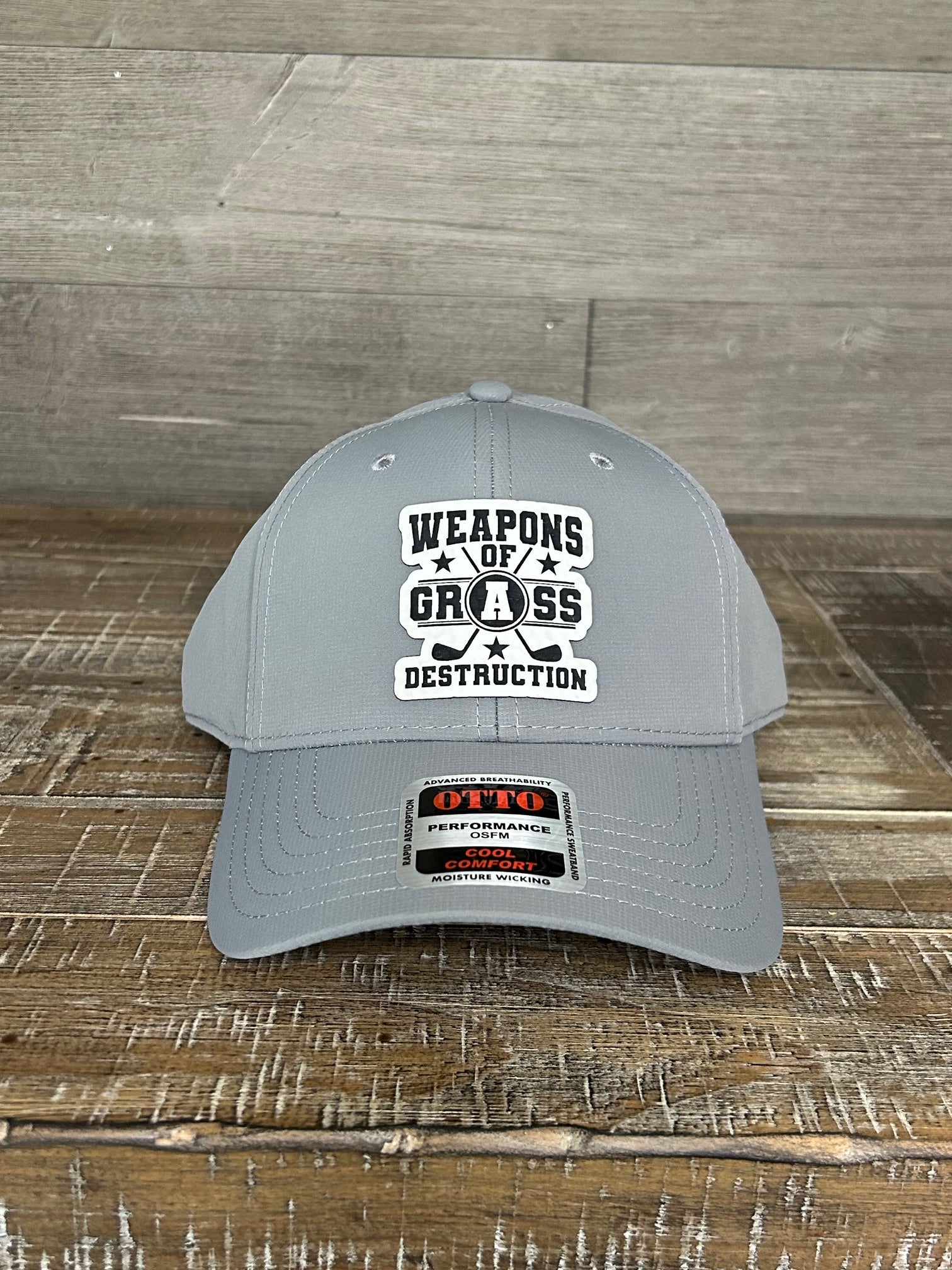 “Weapons of Grass Destruction” Golf Patch Hat