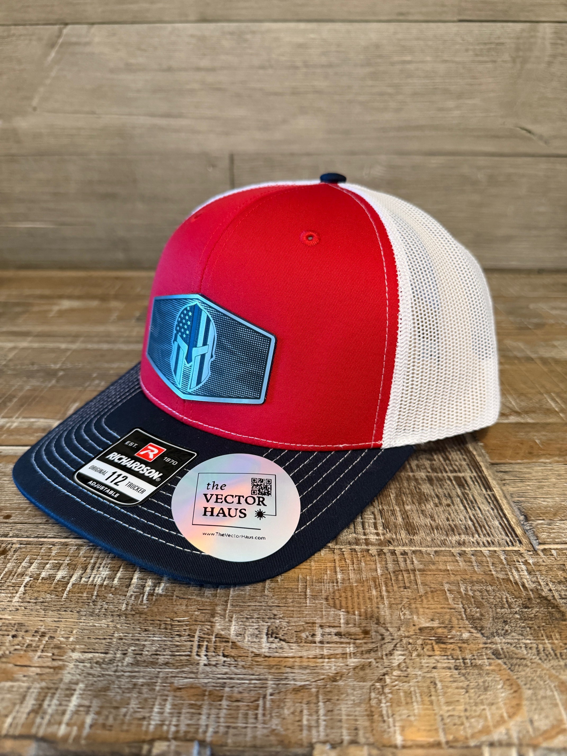 Thin Blue Line Spartan Trucker Hat