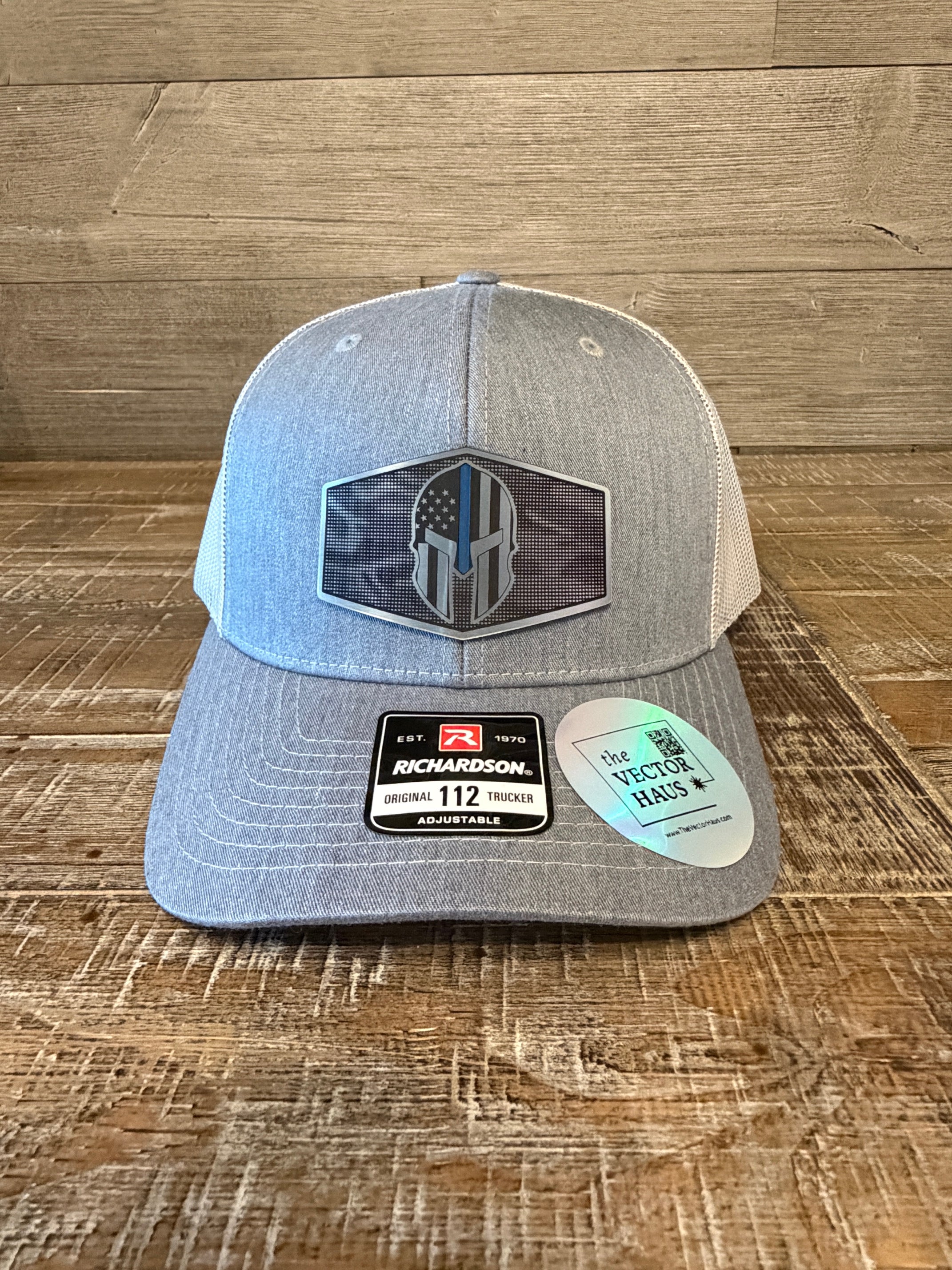 Thin Blue Line Spartan Trucker Hat