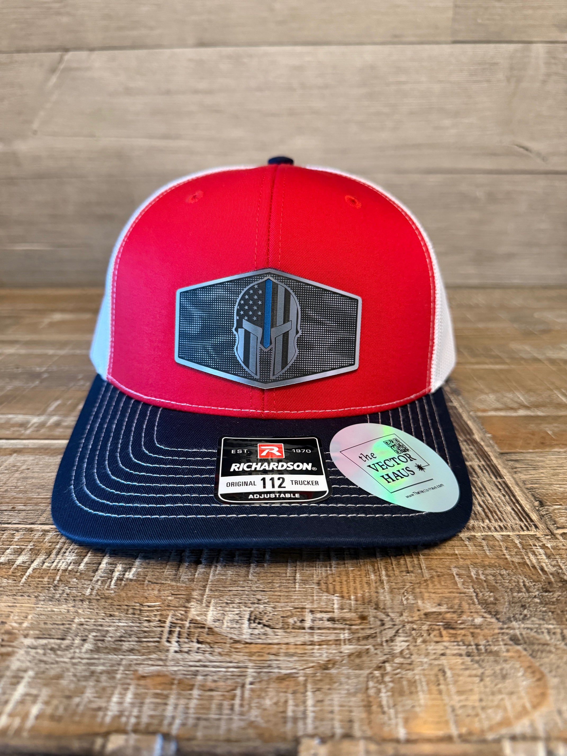 Thin Blue Line Spartan Trucker Hat