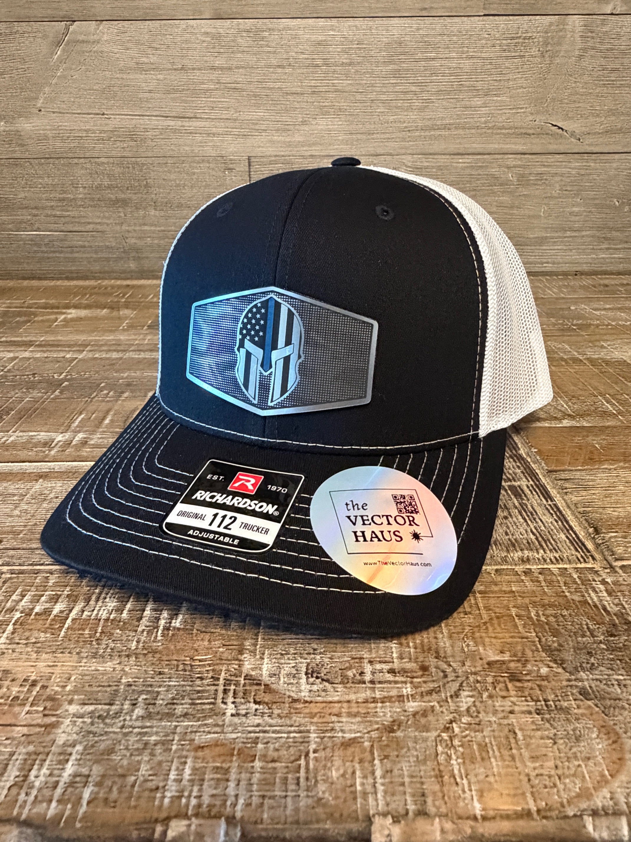 Thin Blue Line Spartan Trucker Hat