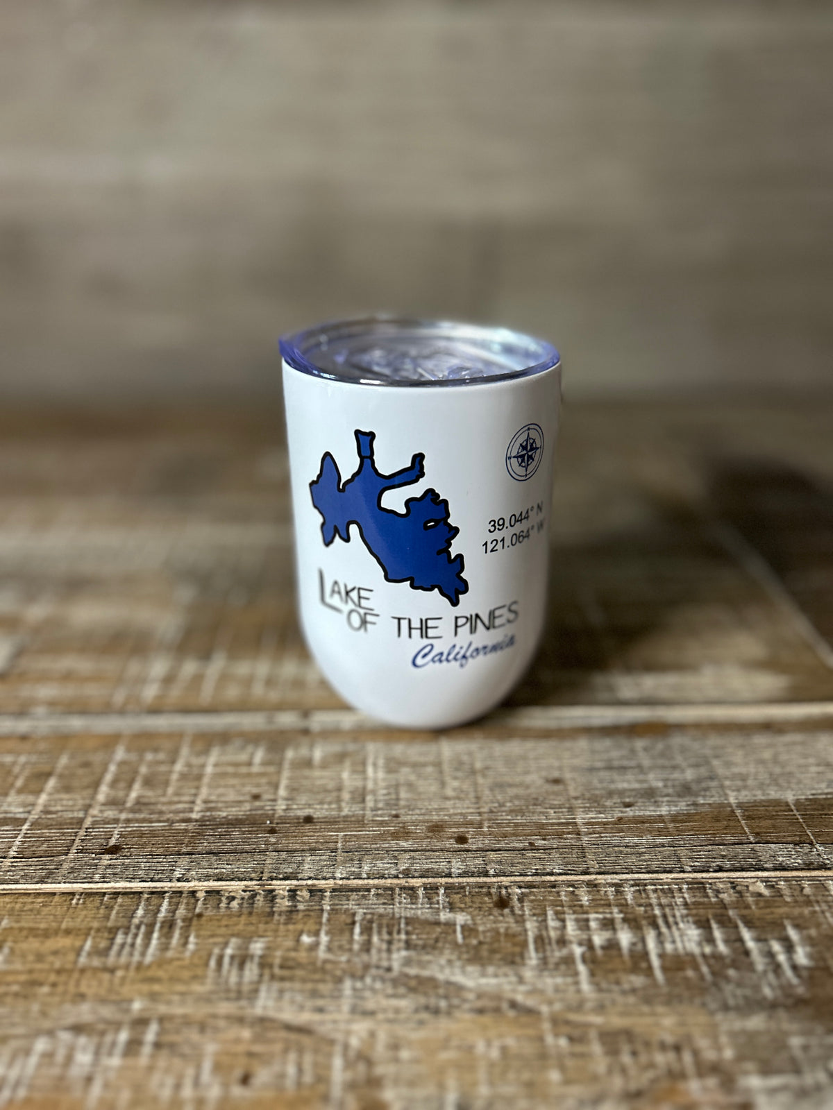 Lake of the Pines Wine Tumbler